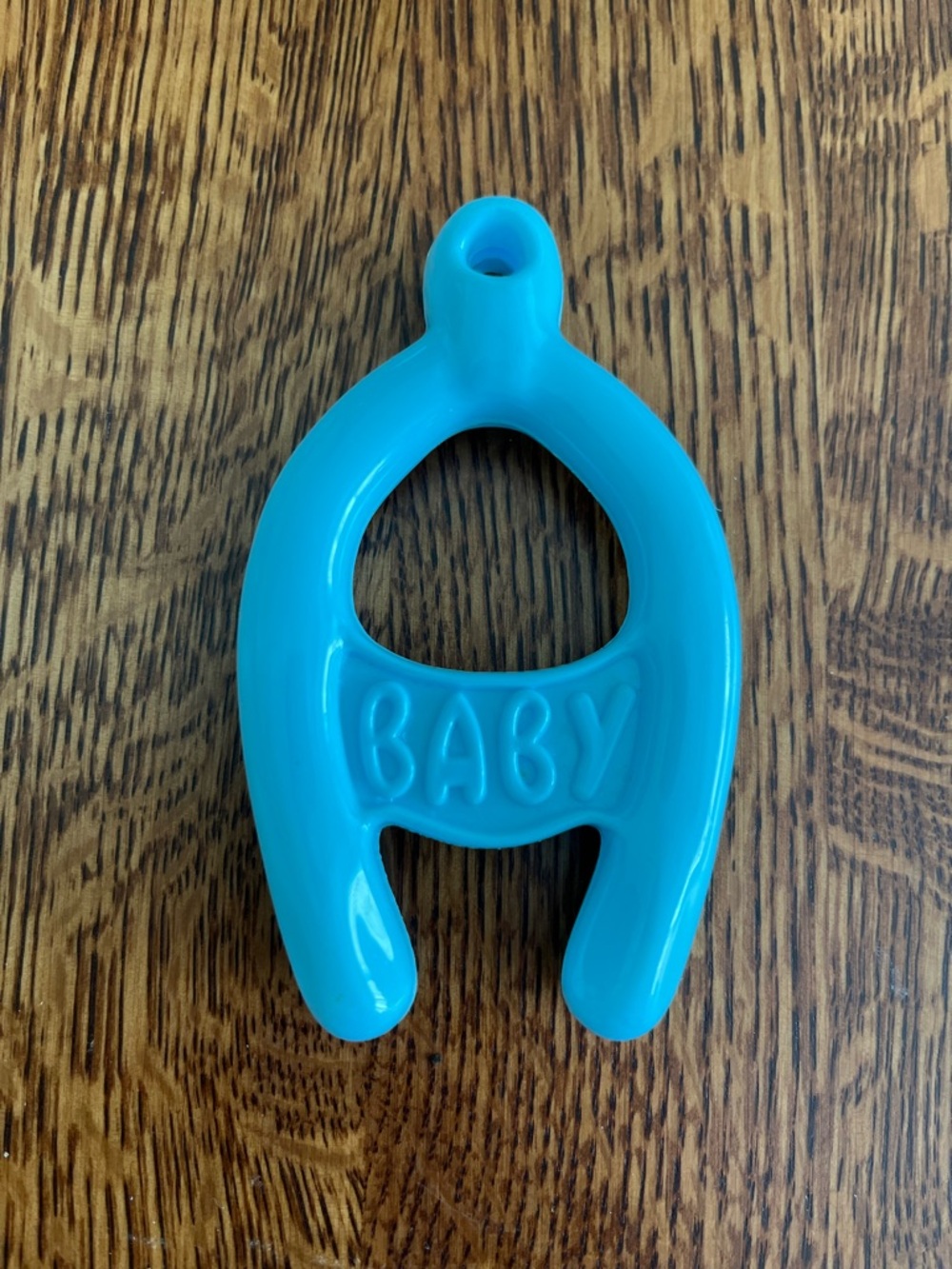 Vintage Wishbone Shaped Baby Rattle